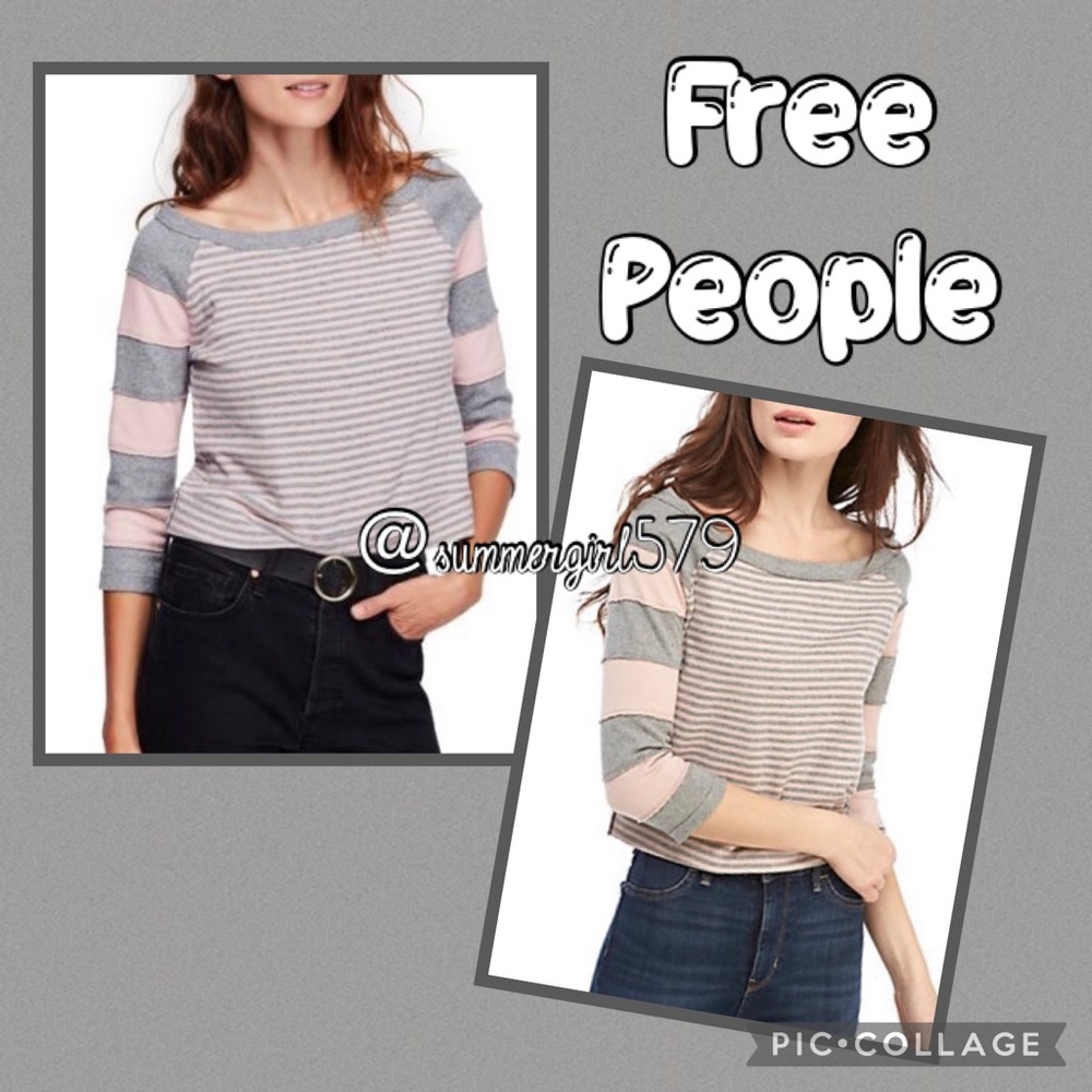 🏷NWT Free People First Mate Striped Top